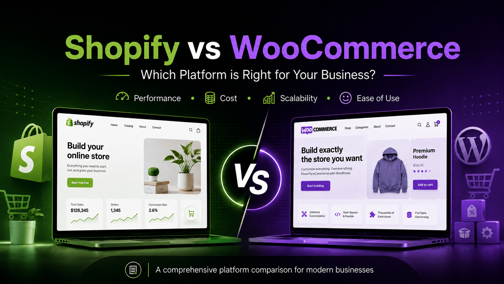 Shopify vs WooCommerce : Which Platform is Right for Your Business?